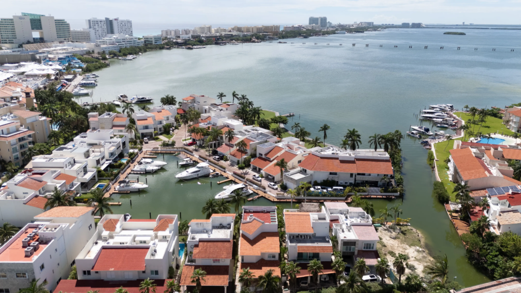 Aerial view of Isla Dorada
