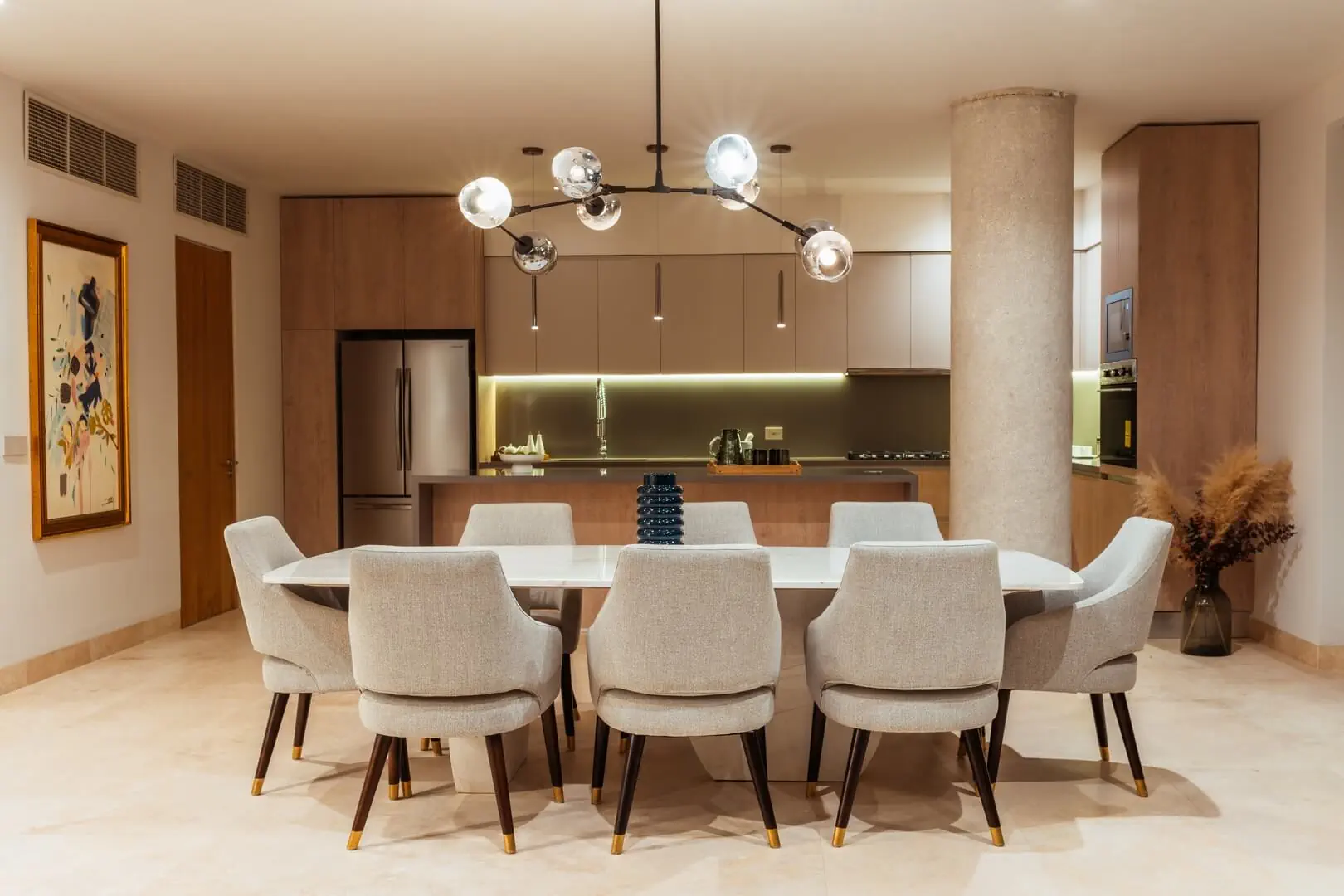 PUERTO CANCUN - DEPARTAMENTO EN VENTA ALBA MARINA COMEDOR