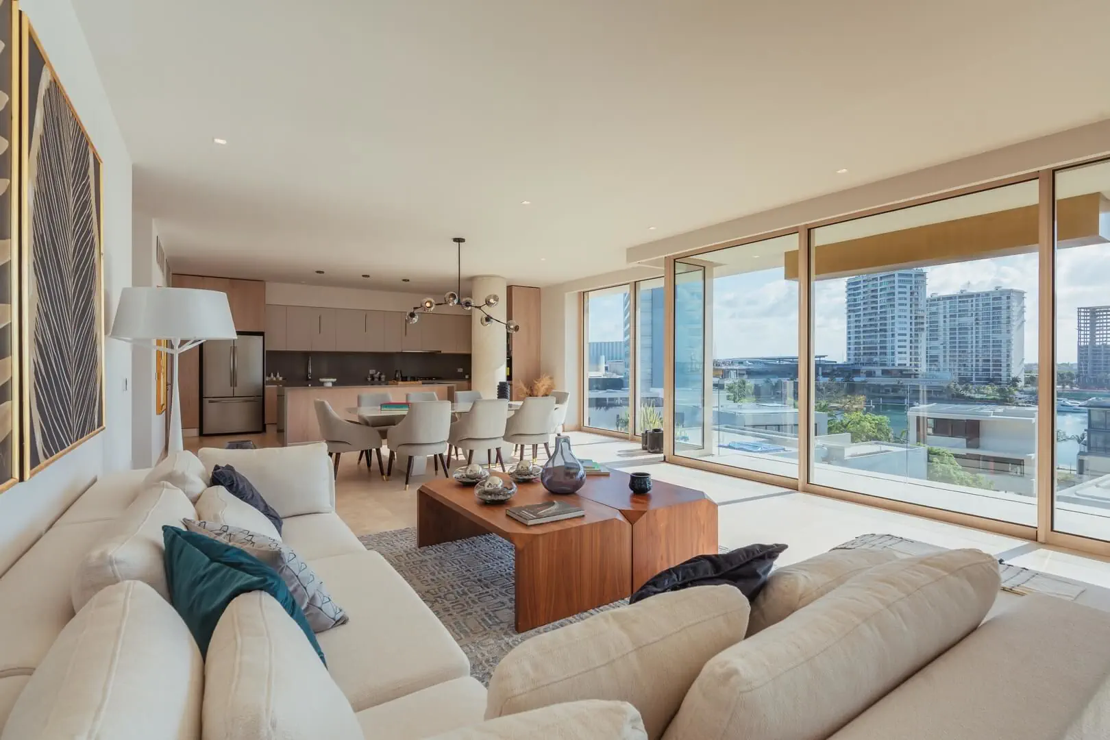 PUERTO CANCUN DEPARTAMENTO EN VENTA VISTA SALA