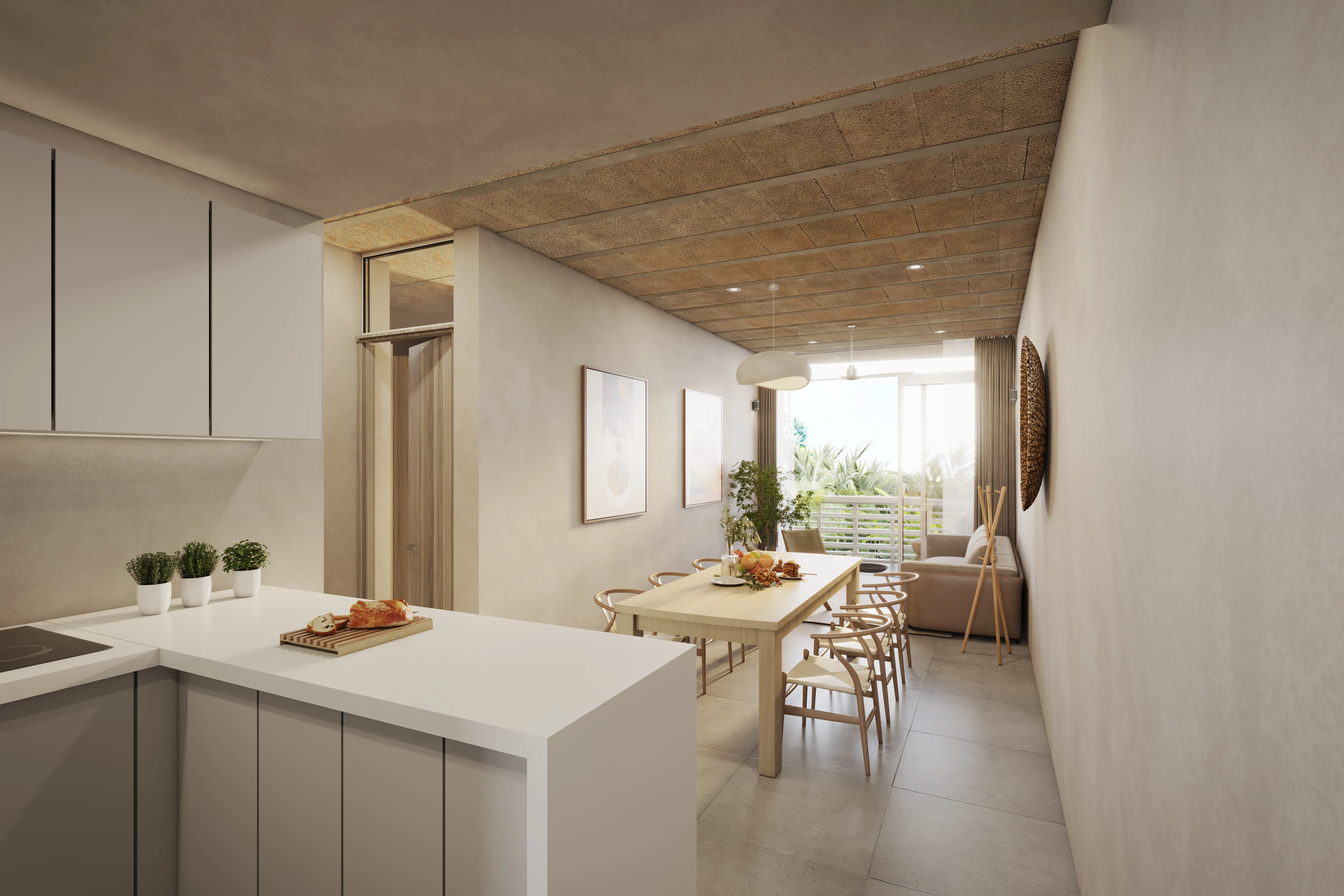 Departamentos en venta en Erenia Cancún estancia2