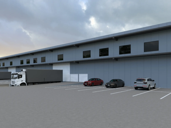 Fachada Bodega Mezzanine INTERIOR